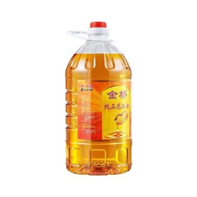 桶装食用粮油批发传统工艺食用油 压榨一级浓香900ml花生油图5