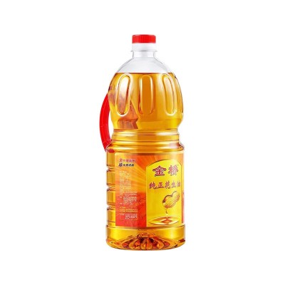包邮食用油植物油 压榨浓香小榨花生油2.5L金桥花生油图5