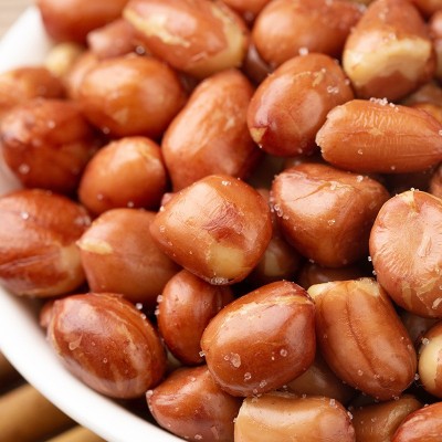 新货5斤油炸花生米红皮咸下酒菜花生米豆散装熟零食炒货批发商用图4