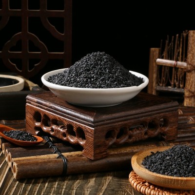 厂家批发黑芝麻农家磨粉豆浆五谷杂粮芝麻丸芝麻糊芝麻饼烘焙原料图4