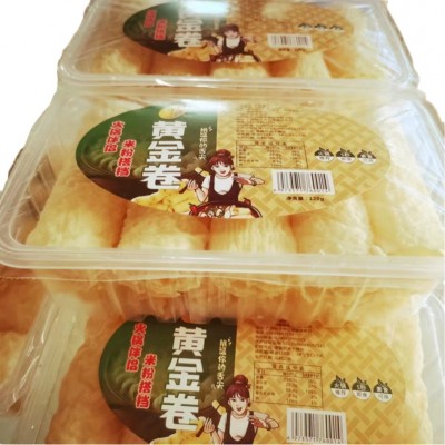 锁鲜盒包装响铃卷油炸腐竹火锅螺丝粉食材专用整箱批发豆香图5