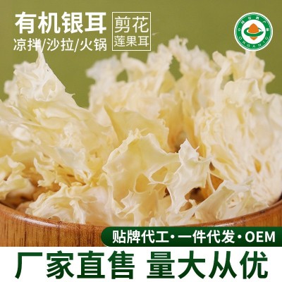 建宁龙威贡牌源头工厂批发新货白木耳银耳羹500g有机剪花银耳 建宁龙威贡牌源头工厂批发新货白木耳银耳羹500g有机剪花银耳