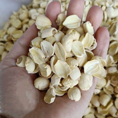 建宁龙威贡牌源头工厂大货批发干货去芯半边建莲开边白莲子图2