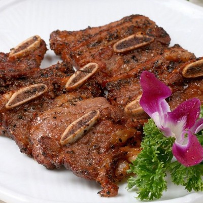 鑫中天黑椒牛仔骨调味腌制牛小排酒店餐厅冷冻半成品食材整箱批发图5