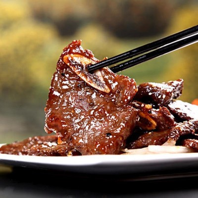 鑫中天黑椒牛仔骨调味腌制牛小排酒店餐厅冷冻半成品食材整箱批发图4