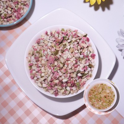 冻干无花果丁果蔬脆粒水果丁营养辅食无花果脆粒烘焙装饰散装批发图2