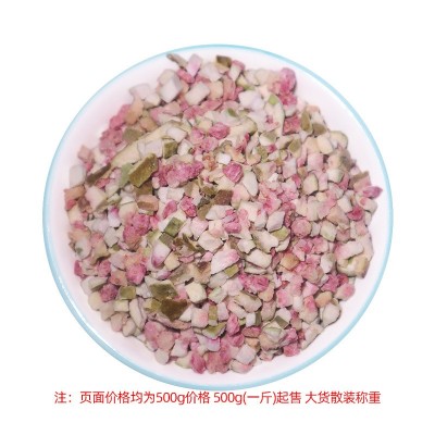 冻干无花果丁果蔬脆粒水果丁营养辅食无花果脆粒烘焙装饰散装批发图4