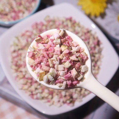 冻干无花果丁果蔬脆粒水果丁营养辅食无花果脆粒烘焙装饰散装批发图3