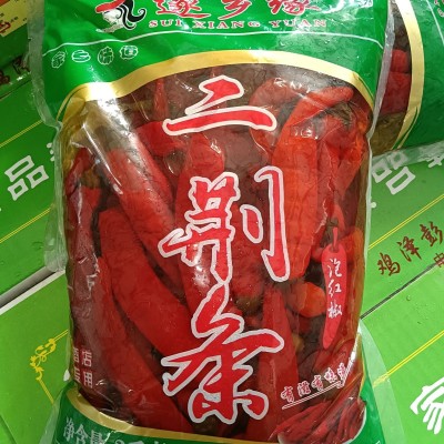 厂家供应泡二荆条泡辣椒泡菜泡椒红辣椒海椒美人椒下饭菜袋装批发图4