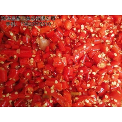 大量批发红剁椒 鸡泽剁辣椒 剁椒酱泡酱菜 盐渍菜图3