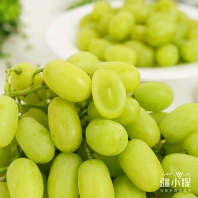 疆小提梦境香妃青提新疆葡萄应季新鲜水果脆甜多汁薄皮无籽葡萄图2