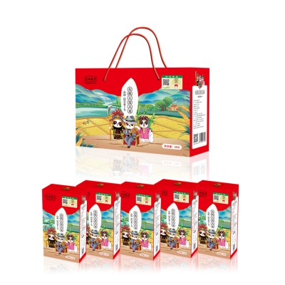 2024年东北新米五常稻花香大米5kg10斤礼盒装福利团购厂家代发图5