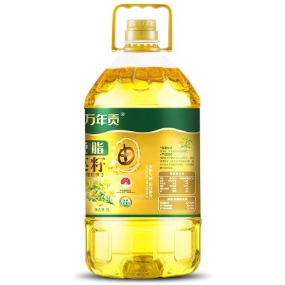万年贡脱脂菜籽油5L 一级脱脂专利技术 醇香食用油图4