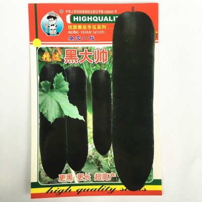 直销蔬菜种子黑大帅黑皮冬瓜皮光滑冬瓜种子易种快大 营养好图3