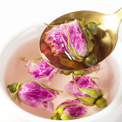 新疆优质和田沙漠玫瑰花茶礼盒罐装大马士革玫瑰花茶散装玫瑰干花图4