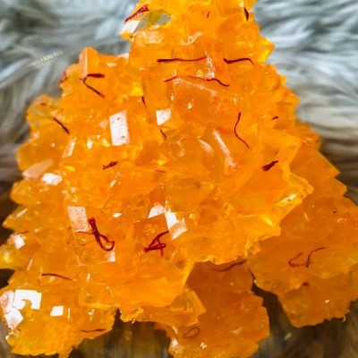 新疆藏红花冰糖黄冰糖传统工艺优质黄冰糖500g*2袋装煮茶泡水喝图4