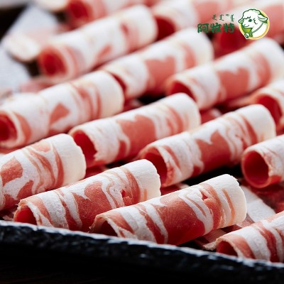 羊王 羔羊肉内蒙小肥羊肉业羊肉卷 羊排腩肉 冷冻食材 羊肋排肉