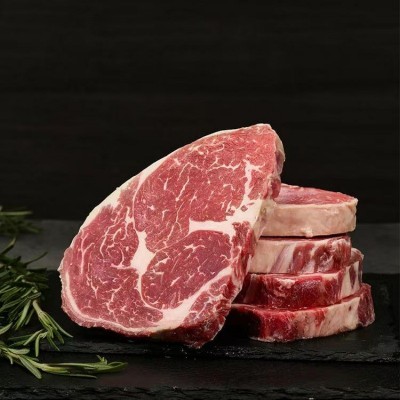 澳洲谷饲200天眼肉牛排原切安格斯新鲜雪花牛排厚切整块牛 排批发图5