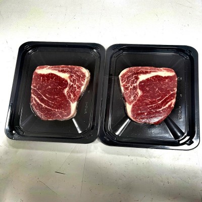 澳洲谷饲200天眼肉牛排原切安格斯新鲜雪花牛排厚切整块牛 排批发图3