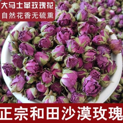 新疆和田玫瑰花茶100g沙漠大朵重瓣红玫瑰散装批发特产养颜图4