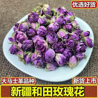 新疆和田玫瑰花茶100g沙漠大朵重瓣红玫瑰散装批发特产养颜图5