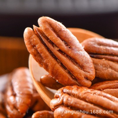 新货碧根果仁奶油味250g/500g坚果零食大罐装炒货长寿果批发代发图4