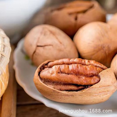 新货奶油味 250g/500g装 碧根果散装干果仁罐装零食批发代发图4