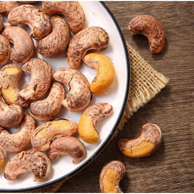 紫衣炭烧腰果【代发】500g/250g带皮坚果零食炒货干果大礼包腰果图2