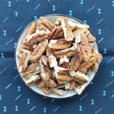 碧根果仁500g小包装散装烘焙糕点咖啡原料生熟可选原味奶油味图4