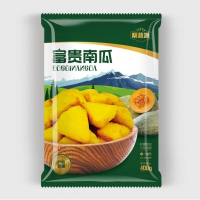 聚蔬源速冻油炸香脆粉糯黄金南瓜块家用商用冷冻半成品特色小吃图5