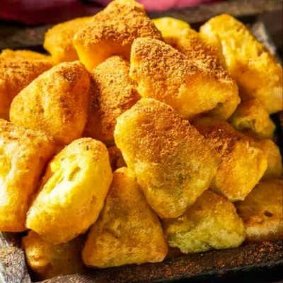 聚蔬源速冻油炸香脆粉糯黄金南瓜块家用商用冷冻半成品特色小吃图4