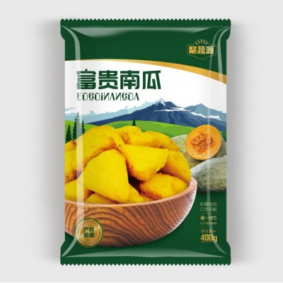 聚蔬源速冻油炸香脆粉糯黄金南瓜块家用商用冷冻半成品特色小吃图5