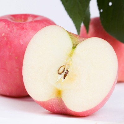 80#以上14-16个/箱烟台苹果套袋精品自家基地霜降后晚采，一级苹图2