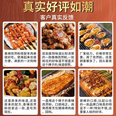 来得妙香辣孜然调味粉 外卖配送小包装2g烧烤料香辣撒料蘸料批发图2