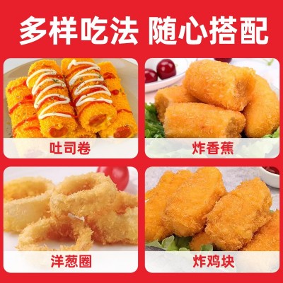 好味面包糠商用750g*10袋白色油炸裹粉炸鸡排面包屑酥脆整箱批发图3