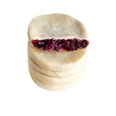 糕点半成品商用玫瑰鲜花饼云南速冻鲜花饼烘焙面包店冻饼批发图4