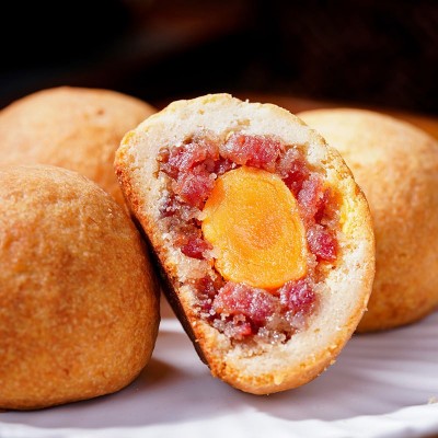 云南特产云腿月饼蛋黄酥皮滇式火腿小月饼礼盒装中秋送礼批发团购图2