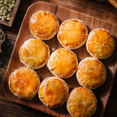 厂家直销云南土特产综合鲜花饼手工现烤休闲零食传统糕点鲜花饼图3