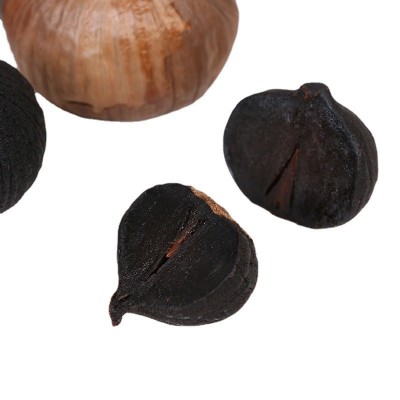 亿天年厂家批发黑蒜礼盒山东特产黑蒜皮薄肉厚独头黑蒜礼盒装去皮图5