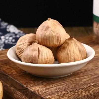 黑蒜独头蒜山东金乡特产500g桶装发酵黑蒜独头黑蒜黑蒜绿色食品图2