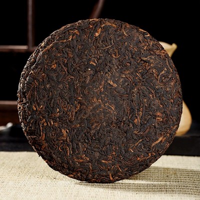 版纳万茶源滑竹梁子普洱茶生茶茶饼200克熟茶云南厂家醇厚茶叶图4