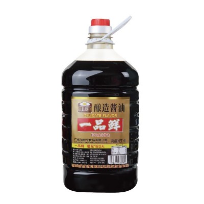 包邮5L装一品鲜酱油商用大桶装特级酿造酱油生抽调味品批发OEM图5