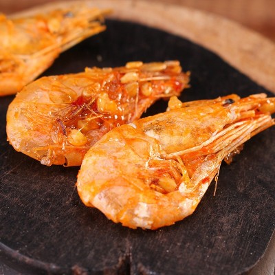 大洋渔夫即食海虾零食麻辣小海虾香辣海虾干烤虾干10kg厂家代批发图3