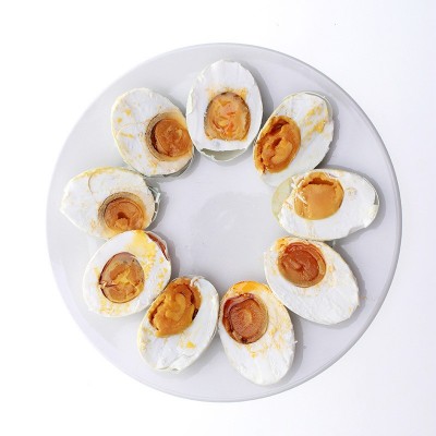 亿家爱即熟咸鸭蛋50g100枚红心流油咸鸭蛋农家散养咸蛋盐蛋图5