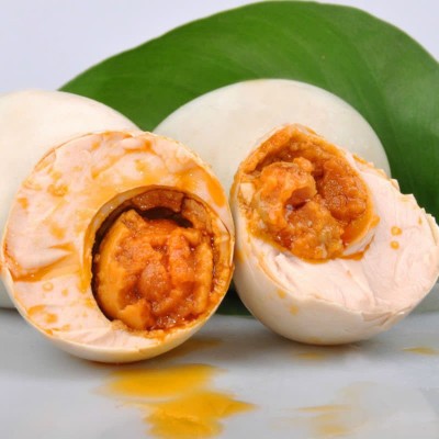 亿家爱即熟咸鸭蛋50g100枚红心流油咸鸭蛋农家散养咸蛋盐蛋图4