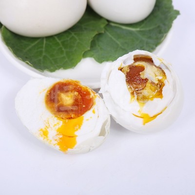 【恒升园】批发60g熟咸鸭蛋散装农家散养青皮鸭蛋100枚装红心流油图4