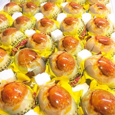 流油咸鸭蛋20枚礼盒装 正宗微山湖特产咸鸭蛋整箱包邮图4