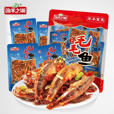 湖南岳阳特产80后回忆老式毛毛鱼渔米之湘大袋小鱼仔香辣下酒即食图2