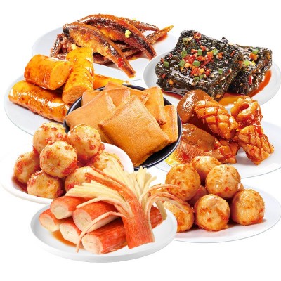 [60包]渔米之湘零食礼盒鱼仔鱼丸鱿鱼臭豆腐多种组合地道湘味图4