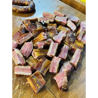 正宗腊排骨湖南四川农家柴火烟熏土猪排骨腊肉咸肉腊排骨厂家批发图5